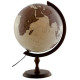 Globus Antyczny 32 cm Podświetlany Drewniany Stojak Dekoracyjny