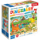 Dinozaury Maxi układanka z cyferkami 24 el 90x60 cm puzzle edukacyjne Outlet