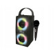PRZENOŚNY GŁOŚNIK BLUETOOTH Z MIKROFONEM I NIESAMOWITYMI EFEKTAMI ŚWIETLNYMI LEXIBOOK BTP180BKZ