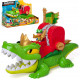 Piratix Zestaw Crazy Jungle Krokodyl King Croc Kapitan JawCrush + FIGURKA Outlet