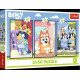 Puzzle 3x50 el. Rodzina Bluey Trefl Outlet