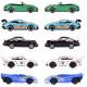 Majorette Porsche 5-Pack Zestaw Samochodów 1:64 Metalowe Autka 3+ Outlet