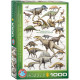 PUZZLE 1000 DINOSAURS OF CRETACEOUS PERIOD 6000-0098  Outlet