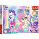 PUZZLE 100 BROKATOWE BŁYSZCZĄCE KUCYKI MY LITTLE PONY 14821