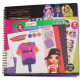 SZKICOWNIK MODOWY  Z SZABLONAMI I NAKLEJKAMI RAINBOW HIGH ART PAD