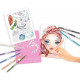 TOPModel Zestaw kreatywny z naklejkami fantasy face 10440A