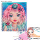 TOPModel Zestaw kreatywny z naklejkami fantasy face 10440A
