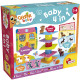 Lisciani Carotina Baby 4w1 Gra Edukacyjna Puzzle Memory Montessori 12m+