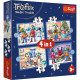 PUZZLE 4W1 U TREFLIKÓW PADA ŚNIEG 34657 Outlet