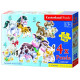 Puzzle maxi 4w1 4+5+6+7 el. Zwierzęta dzikie Castorland