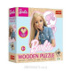 PUZZLE 50 DREWNIANE KONTUROWE ULUBIONA MODNA BARBIE 20282 Outlet