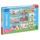 PUZZLE 10W1 (20,35,48) ŚWINKA PEPPA Z PRZYJACIÓŁMI 90358