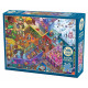 PUZZLE 500 LABIRYNT FANTASY W STYLU D&D 113759 Outlet