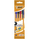 DŁUGOPIS ORANGE ORIGINAL FINE BIC MIX AST POUCH 4SZT