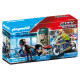 Playmobil City Action Policyjny Motor Pościg Za Rabusiem 70572 Outlet