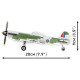 COBI Spitfire Mk XVI Bubbletop Samolot WWII 152 Klocki 1:48 Outlet