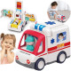 Hola Ambulans z Muzyką i Światłem Interaktywna Karetka 18m+ Outlet