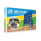 Tactic Active Play Cztery w rzędzie Deluxe drewniane gra plenerowa