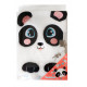 PAMIĘTNIK A5 WŁOCHACZ Z KŁÓDKĄ 3D HAPPY PANDA 96K. Outlet