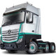 BBURAGO MODEL MERCEDES ACTROS GIGASPACE SILVER BLACK 1:43 Outlet