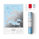 Mapa Zdrapka Europy Travel Map Silver Europe 1DEA Prezent 60x40