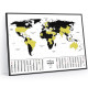 Mapa Zdrapka Świata Travel Map Glow World Świecąca 80x60 cm EN
