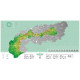 Mapa Zdrapka Alpy Travel Map Alps Szczyty Szlaki UNESCO 80x40 cm