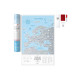 Mapa Zdrapka Europy Travel Map Silver Europe 1DEA Prezent 60x40