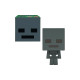 MINECRAFT GŁOWA MOBA WITHER SZKIELET MINIFIGURKA 6+ Outlet