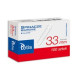 PACZKA SPINACZE BIUROWE OKRĄGŁE 33MM 100 SZT