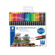 FLAMASTRY STAEDTLER  permanentne DESIGN JOURNEY DWUSTRONNE WODOODPORNE 36 KOLORÓW