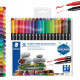 FLAMASTRY STAEDTLER  permanentne DESIGN JOURNEY DWUSTRONNE WODOODPORNE 36 KOLORÓW