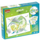 AQUA ART OBRAZY AKWARELOWE MOTYW DINOZAURY CREATIV