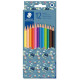 KREDKI SZEŚCIOKĄTNE PATTERN MIX 12 KOLORÓW STAEDTLER