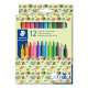 FLAMASTRY SZKOLNE PATTERN MIX 12 KOLORÓW STAEDTLER