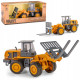 Wózek Widłowy Daffi Heavy Duty K-511 1:50 Metalowy Pull Back Ruchome Elementy