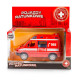 Mercedes-Benz Sprinter Straż Pożarna 1:50 Daffi Metalowy Pull Back Model