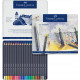Kredki Faber-Castell Goldfaber 24 Kolory Metalowe Etui Artystyczne