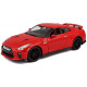 Model Nissan GT-R 2017 Bburago 1:24 Metal Otwierane Drzwi Czerwony