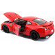 Model Nissan GT-R 2017 Bburago 1:24 Metal Otwierane Drzwi Czerwony