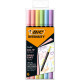 FLAMASTRY DWUSTRONNE BIC INTENSITY DUAL TIP PASTEL 6 KOLORÓW
