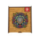 PUZZLE 100 el. DREWNIANE A4 ŻÓŁW MANDALA 20x20 cm