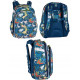 Plecak Szkolny CoolPack Turtle Dino Park A4 25L 2 Komory Pas Piersiowy