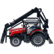 Traktor Massey Ferguson 8740S z Ładowarką Kłód Bburago Metalowy Model