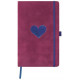 NOTATNIK CASTELLI VELLUTO HEART 13X21 GŁADKI