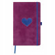 NOTATNIK CASTELLI VELLUTO HEART 13X21 GŁADKI