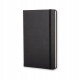 Moleskine Classic Large notes w kratkę 13 × 21 cm – czarny, twarda oprawa