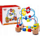 Przekładanka Drewniana z Przyssawkami Tooky Toy Labirynt Montessori 2+