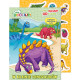 LUBIĘ DINOZAURY. W KRAINIE DINOZAURÓW. PRZYKLEJAM ODKLEJAM