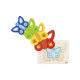 Goki Motylki Drewniane Puzzle Warstwowe Układanka Edukacyjna 5 el. 2+